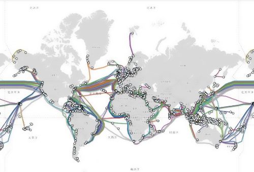 海底电缆分布图