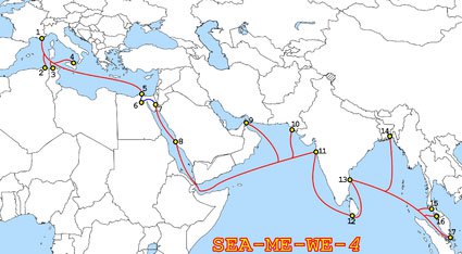 SeaMeWe-4海缆体系孟加拉国段进入保护期